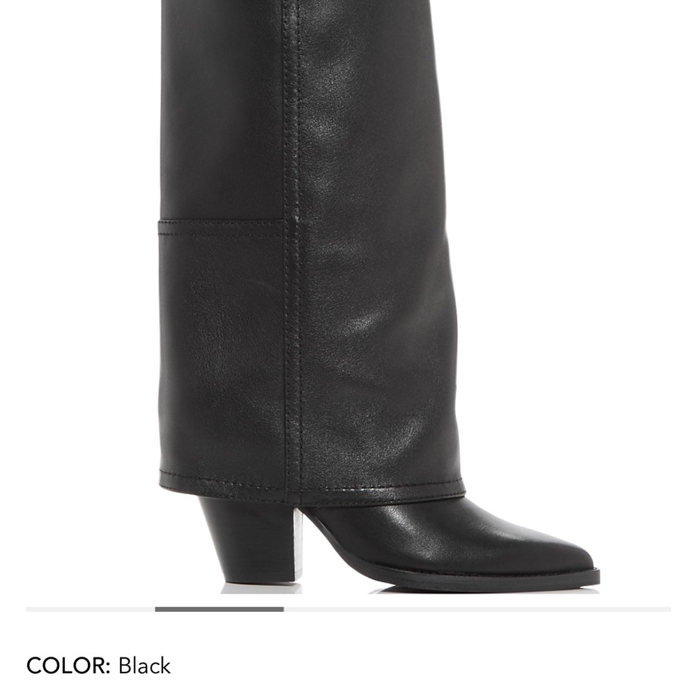 Black Leather Women's Boots